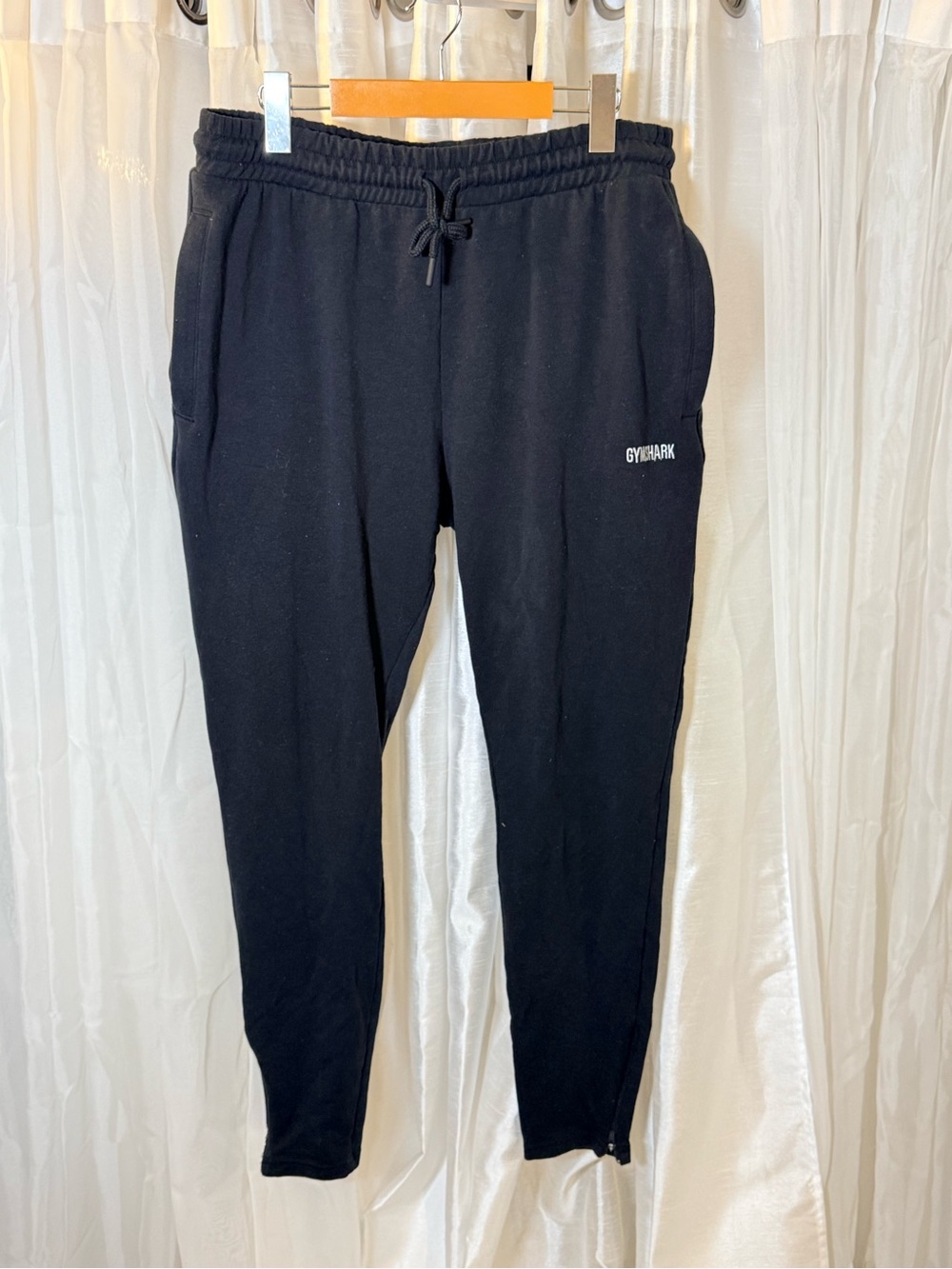 Gymshark Black Tapered Jogger Sweatpants